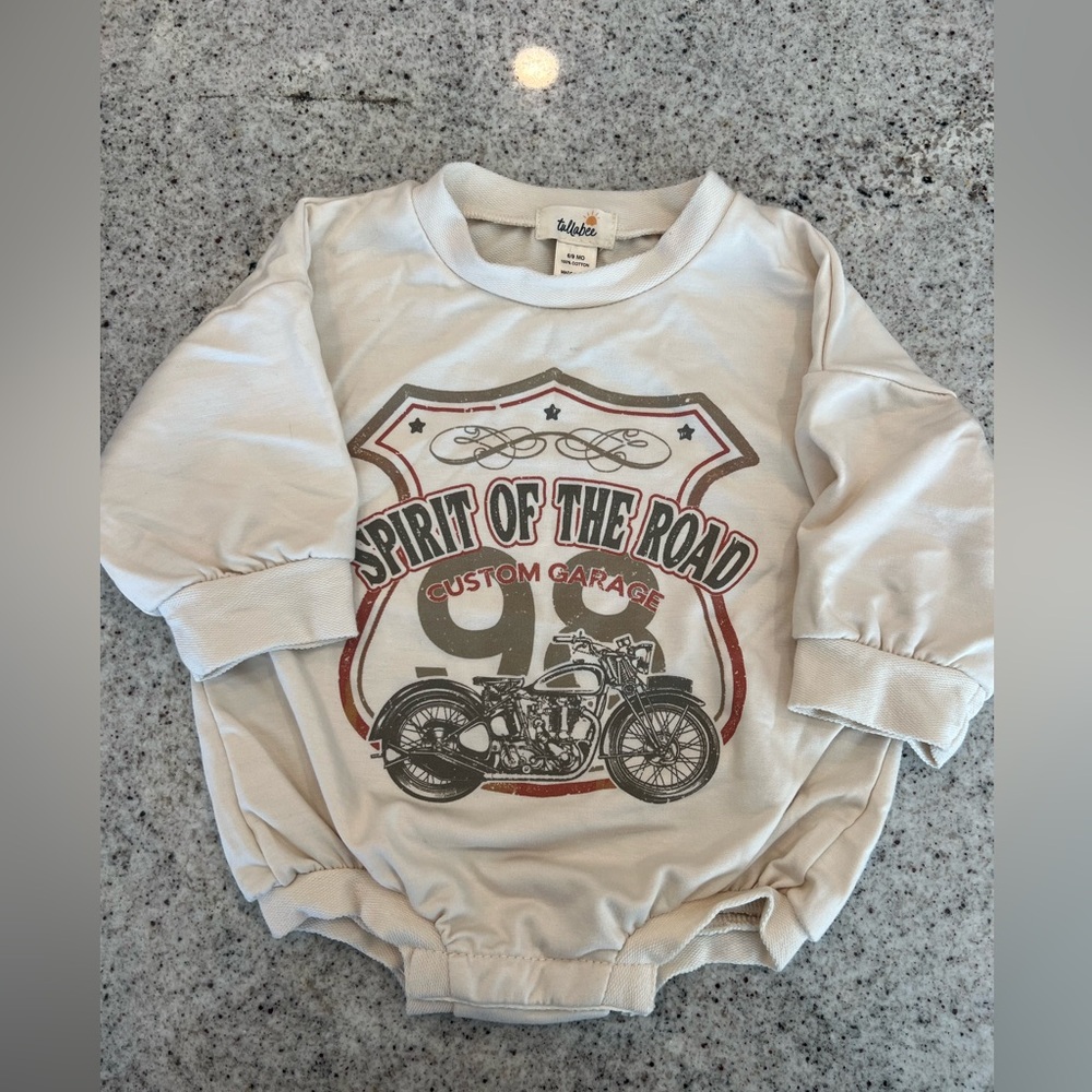 Tullabee bubble romper outfit baby 6-9 months